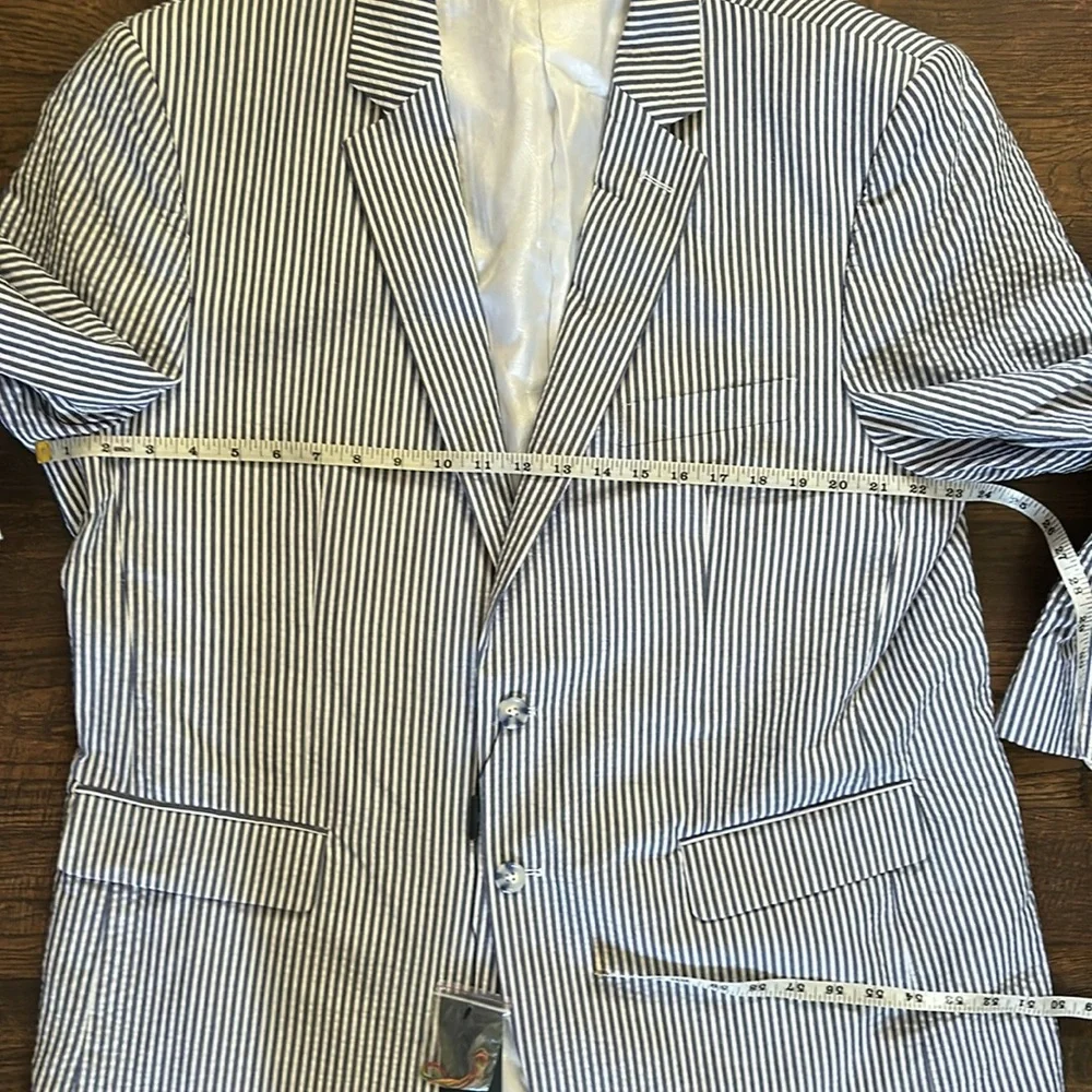 NWT Afazzy Seersucker 46R Blazer